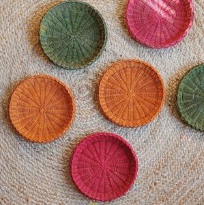 Vintage plate savers // baskets // wall decor